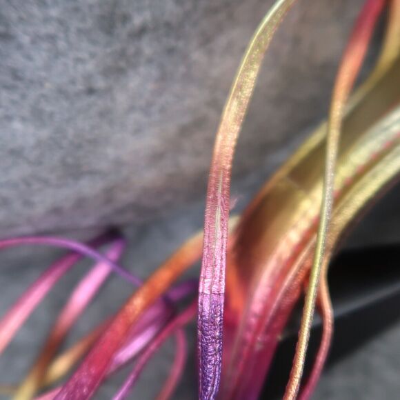 Isabel Marant Shoes Womens 41 Sandals Aliza Ombre Leather Metallic Ankle Wrap - Picture 16 of 16